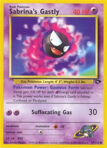 Carta pokemon gastly