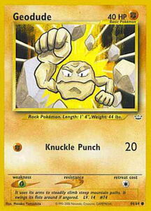Carta pokemon geodude