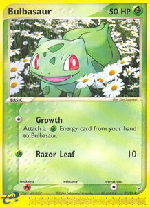 Carta pokemon bulbasaur