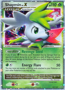pokemon shaymin lv x