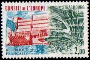 Briefmarke: Conseil de l'Europe "Strasbourg" (Frankreich ...