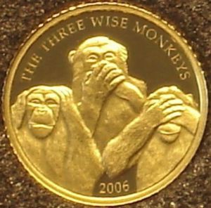 4,000 Shilling (Three Wise Monkeys)
