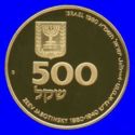 500 Sheqel (100 years of Zeev Jabotinsky)