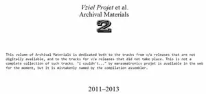 Vziel Projet: Archival Materials 2