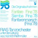 RIAS Tanzorchester Unter der Leitung Von Heinrich Riethmüller: Fanfare Fina´78