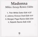 Madonna: Miles Away Remix Edits