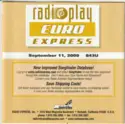 Various: Radioplay - Euro Express - 843U - September 11, 2009