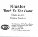 Kluster: Back To The Funk