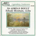 Sir Edward Elgar / Eric Coates / Charles Hubert Hastings Parry - Sir Adrian Boult, Yehudi Menuhin, London Philharmonic Orchestra: Violin Concerto In B Minor, Op. 61 / Dambusters March / Blest Pair Of Sirens