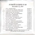 Various: EuroXclusive 97-50 (December 12, 1997)