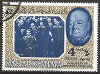 Churchill, and Heads of State at His Funeral