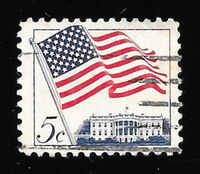 Flag over White House