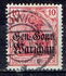 Poland, German Occupation In WWI: Overprint Over Reich Stamp, 1917