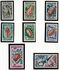 8 items, including: Wallis and Futuna: Red-mouth Olive (Oliva erythrostoma), 1963