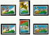 6 items, including: Senegal: Pink-backed Pelican (Pelecanus rufescens), Greater Flamingo , 1987