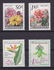 4 items, including: Czechoslovakia: Slipper orchid (Paphiopedilum), 1980