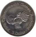 1 Dollar (XIV Commonwealth Games 1990 Auckland - Weightlifting)