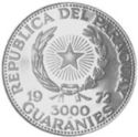 3,000 Guaranies (Munich Olympics - Soccer)