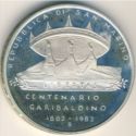 500 Lire (Centenary of the death of G. Garibaldi)