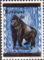 Eastern Gorilla overprinted "Royaume du Burundi"