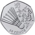 50 Pence (Badminton 4/29)