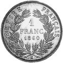 1 Franc (Napoleon III - Empire - Essai)