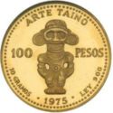 100 Pesos (Taino art - statuette)