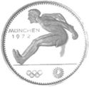 4,500 Guaranies (Munich Olympics - Broad Jumper)