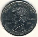 1 Balboa (Mireya Moscoso - Panama Canal)