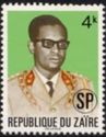 President Joseph D. Mobutu - Overprinted SP