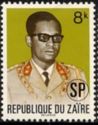 President Joseph D. Mobutu - Overprinted SP