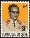 President Joseph D. Mobutu - Overprinted SP