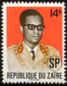 President Joseph D. Mobutu - Overprinted SP
