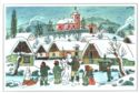 Josef Lada painting. Ceske Vanoce