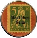 5 Pfennig (National Registrier Kasse)