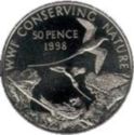 50 Pence (World Wildlife Fund - Conserving)