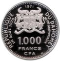 1,000 CFA Francs (10th Anniversary of Independence)