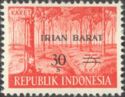 Indonesia stamps overprinted `Irian Barat`