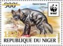 Striped Hyaena (Hyaena hyaena) - Golden Overprint