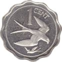 1 Cent (Avifauna of Belize - Swallow-tailed kites - Silver edition)