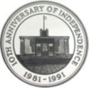 10 Dollars (10th Anniversary of Independence)