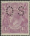 King George V, Perforated OS