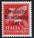Italian Stamp Overprinted Deutsche Besetzung Zara