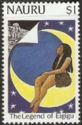 Girl Sitting "in" the Moon
