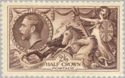 King George V - Seahorses re-engraved