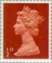 Queen Elizabeth II - ½d Predecimal Machin