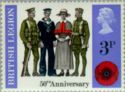British Legion - Servicemen and Nurse of 1921 - No phosphor