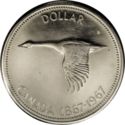 1 Dollar (Canadian Centennial, Goose)