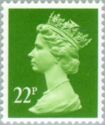 Queen Elizabeth II - 22p Decimal Machin