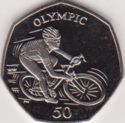 50 Pence (Summer Olympics 2012 London - cycling)